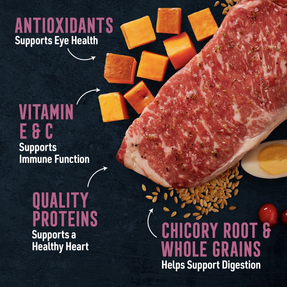 slide 5 of 5, Abound Pro Small Breed Beef & Sweet Potato Dry Dog Food, 16 lb