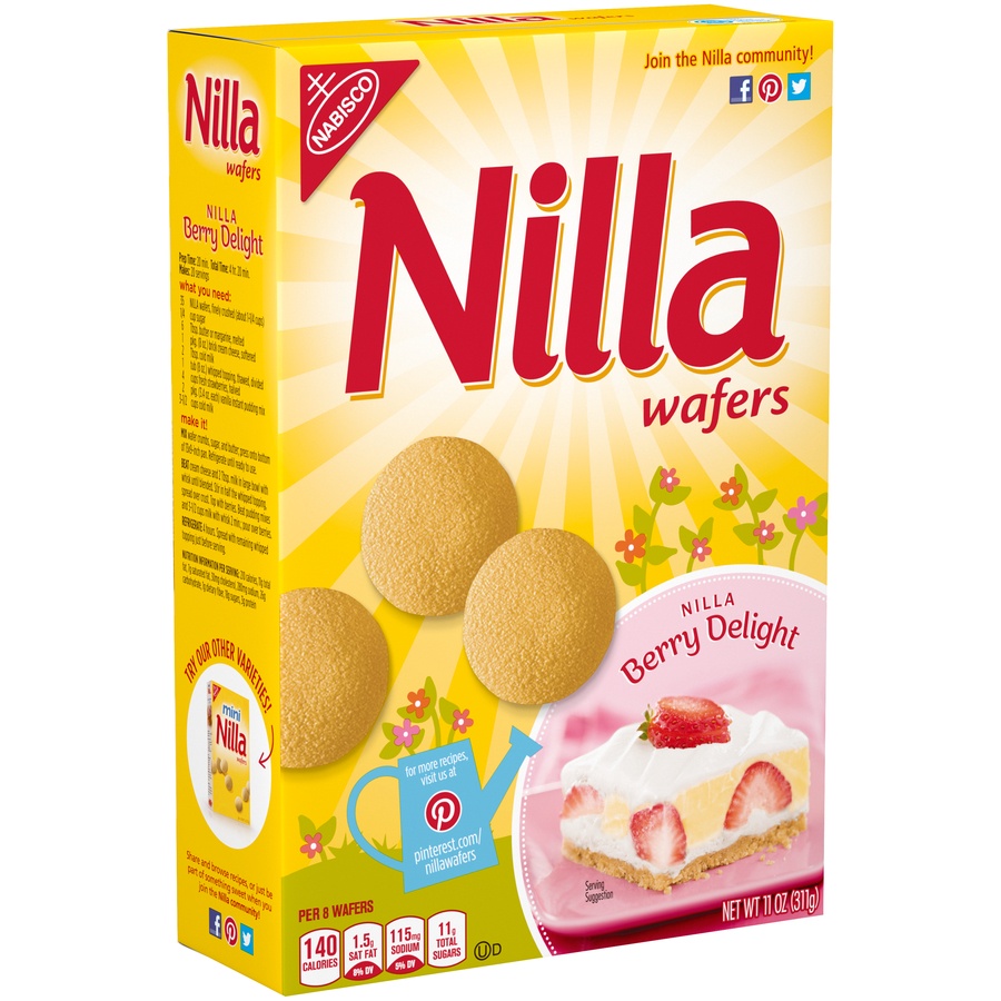 slide 2 of 8, Nilla Wafers Cookies, 11 oz