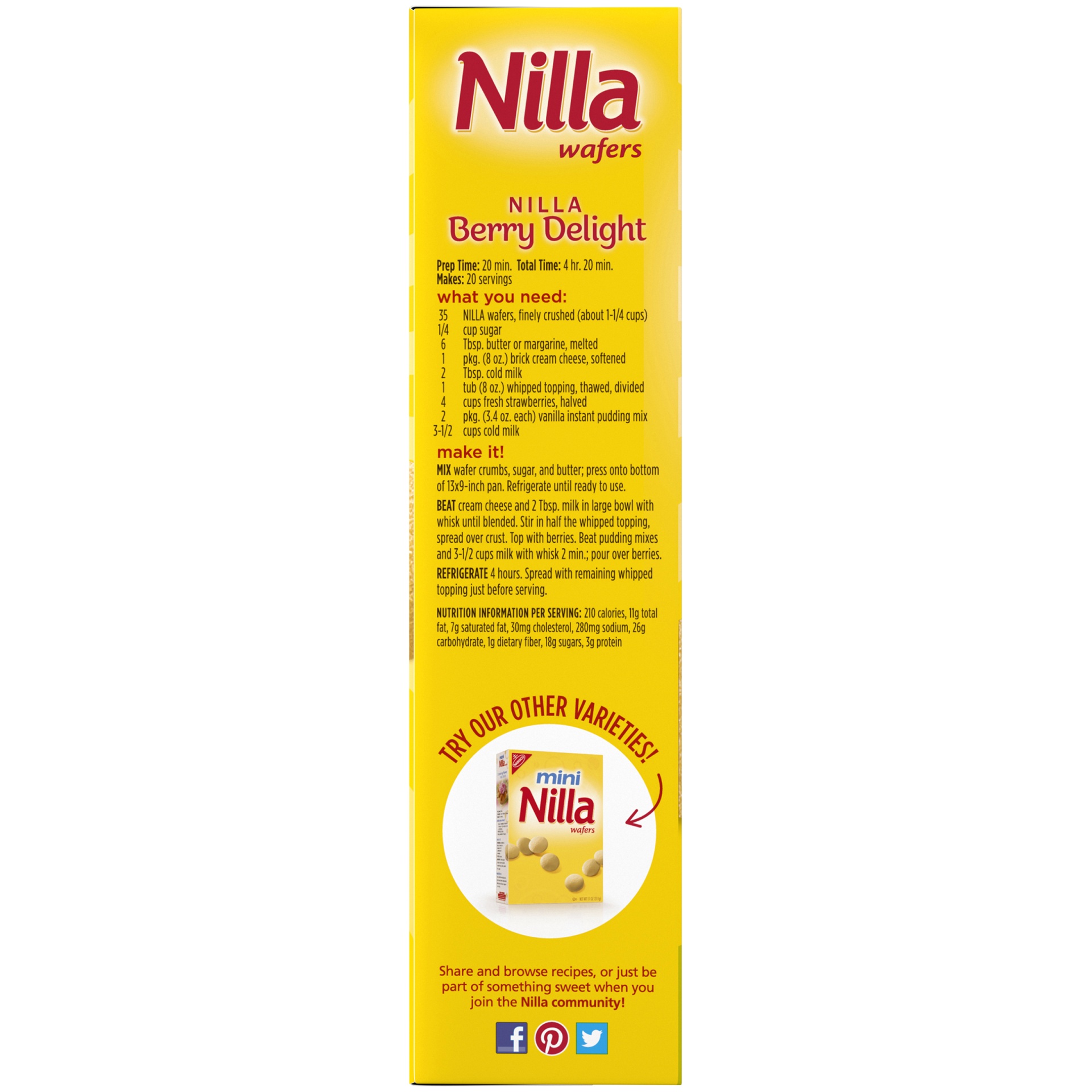 slide 5 of 8, Nilla Wafers Cookies, 11 oz