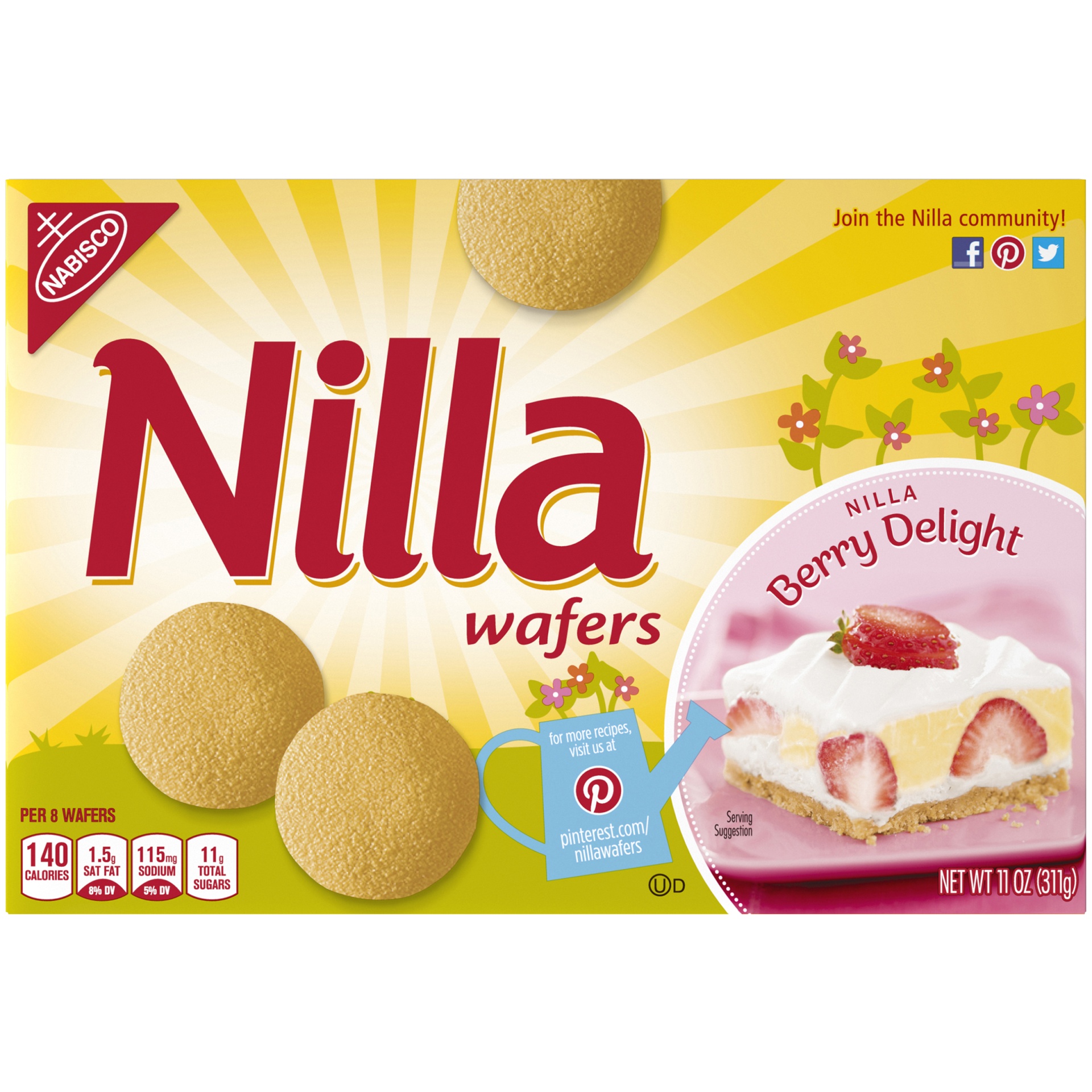 slide 6 of 8, Nilla Wafers Cookies, 11 oz