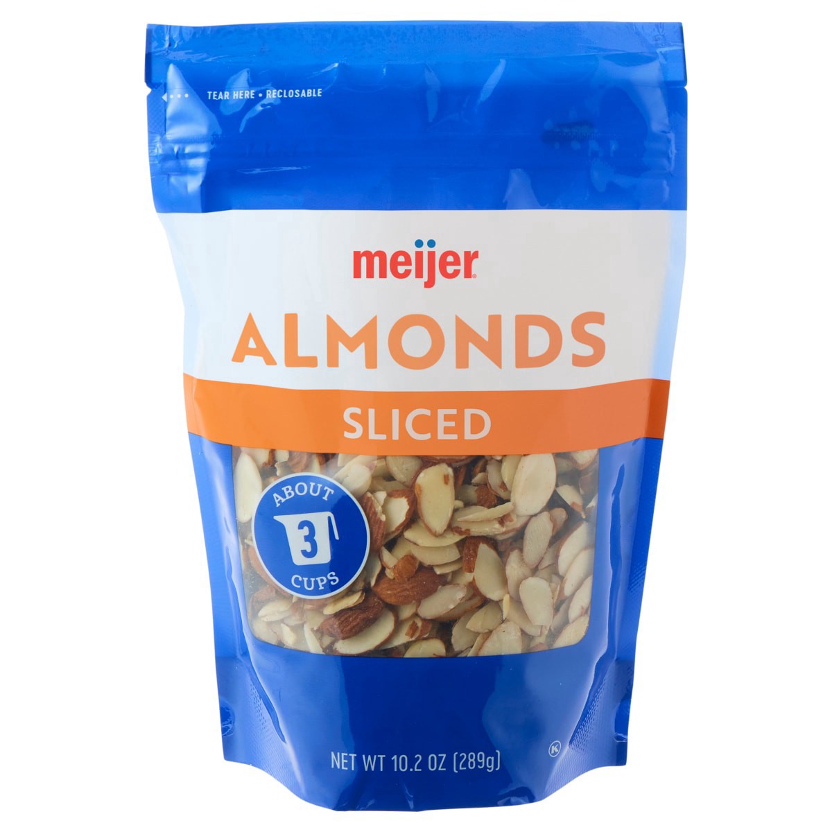 slide 1 of 9, Meijer Sliced Almonds, 10.2 oz