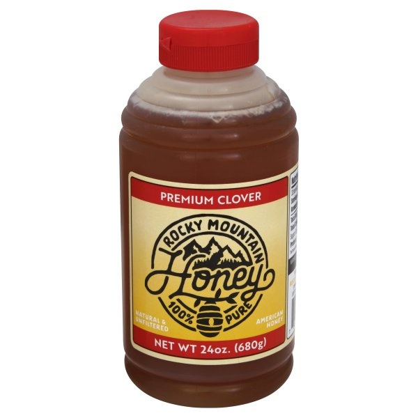 slide 1 of 1, Rocky Mountain Honey Clover Honey Sqze Bottle, 24 oz