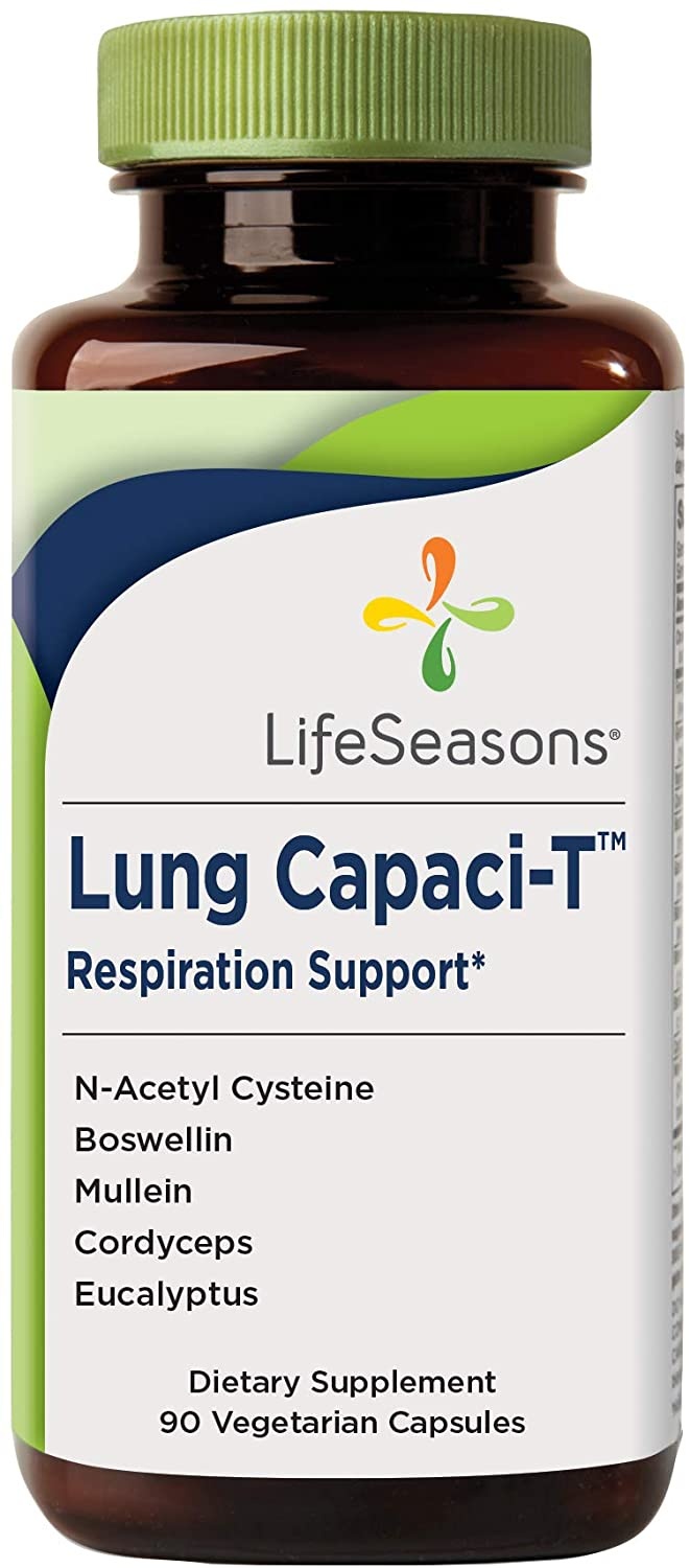 slide 1 of 1, LifeSeasons Lung Capaci-t Respiration Support, 1 ct