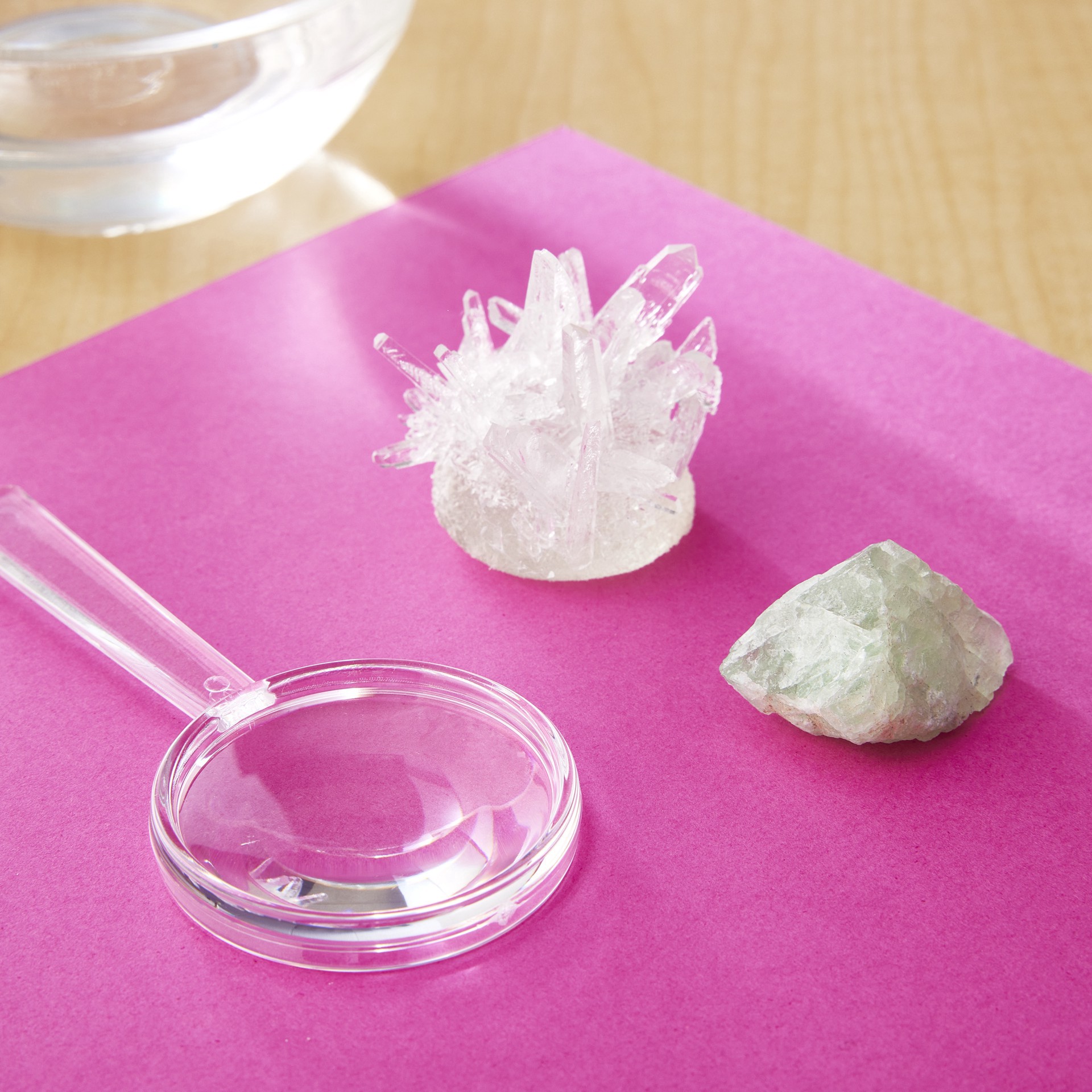 slide 6 of 8, National Geographic Glow-In-The-Dark Crystal Lab, 6.18 in x 2.25 in x 9.25 in