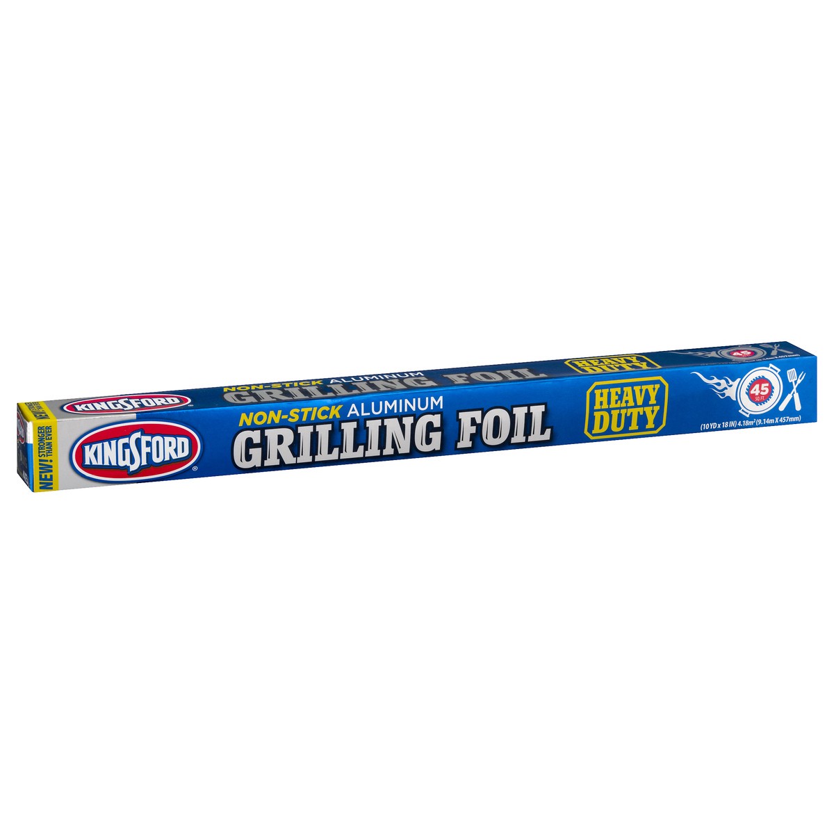 slide 11 of 11, Kingsford Heavy Duty Aluminum Grilling Foil, 45 sq ft, 1 ct