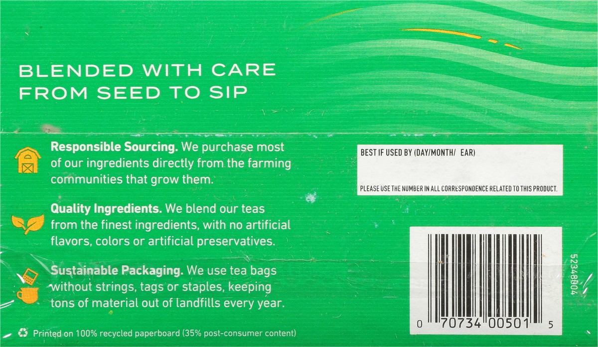 slide 3 of 8, Celestial Seasonings Authentic Green Tea Bags - 40 ct, 40 ct