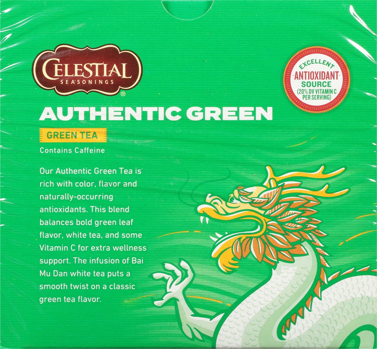 slide 5 of 8, Celestial Seasonings Authentic Green Tea Bags - 40 ct, 40 ct