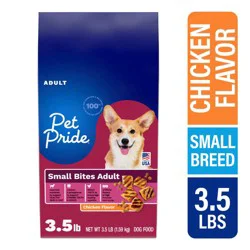 Pet Pride Small Bites Chicken Flavored Adult Dry Dog Food
