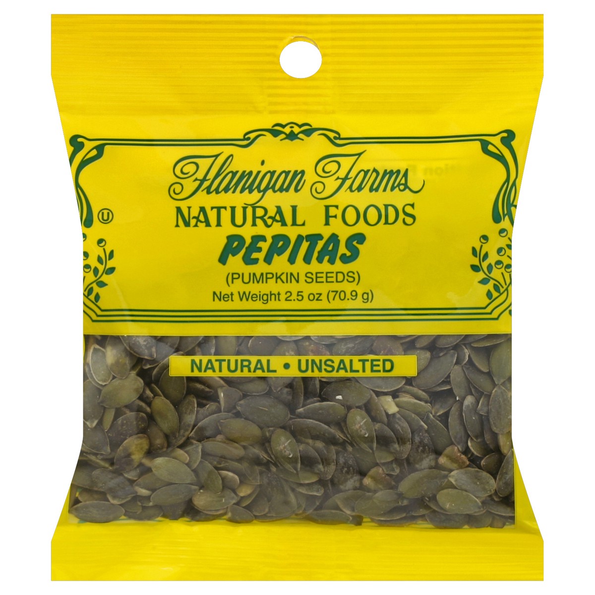 slide 3 of 7, Flanigan Farms Pepitas, 2.5 oz