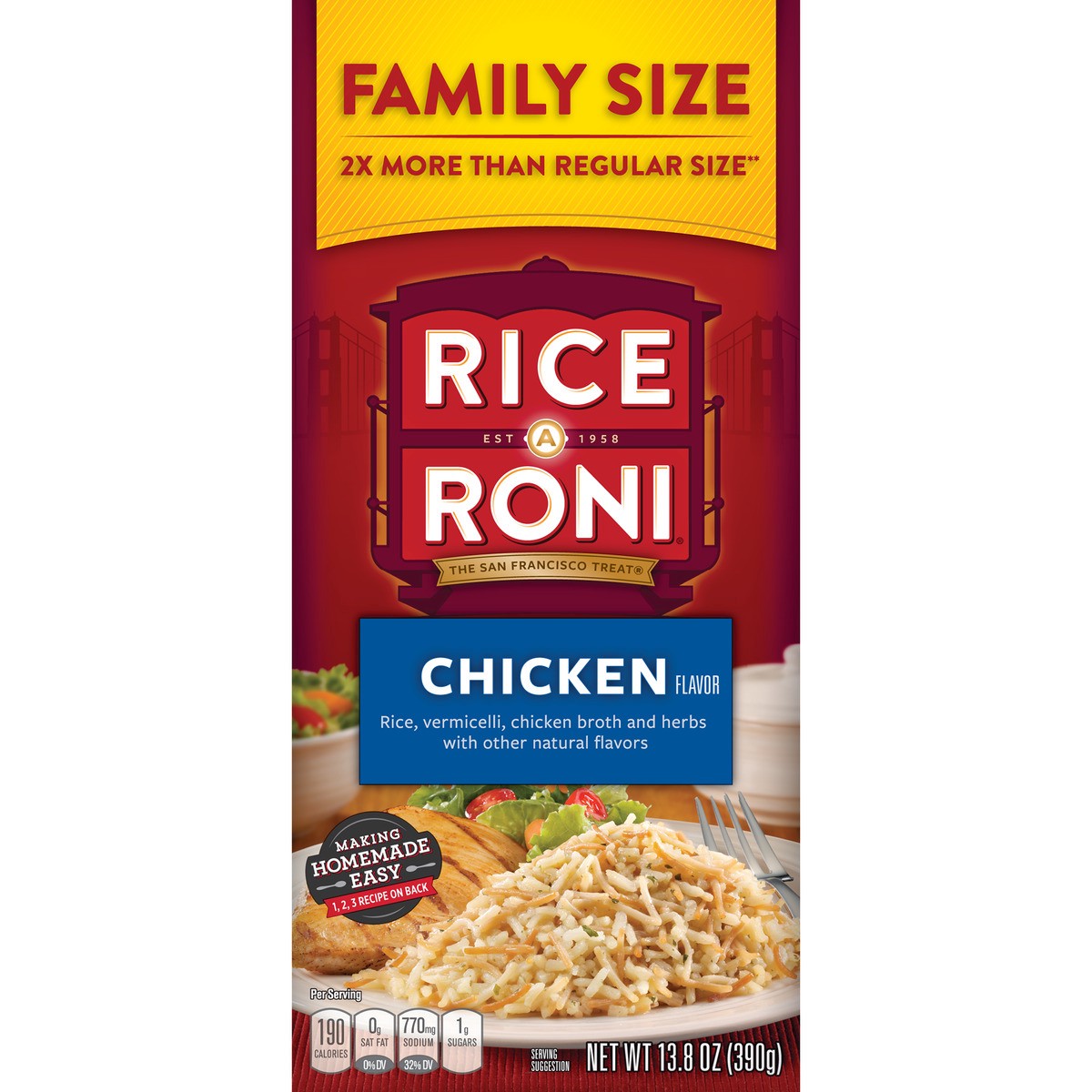 slide 1 of 1, Rice-A-Roni Rice Mix, 13.8 oz