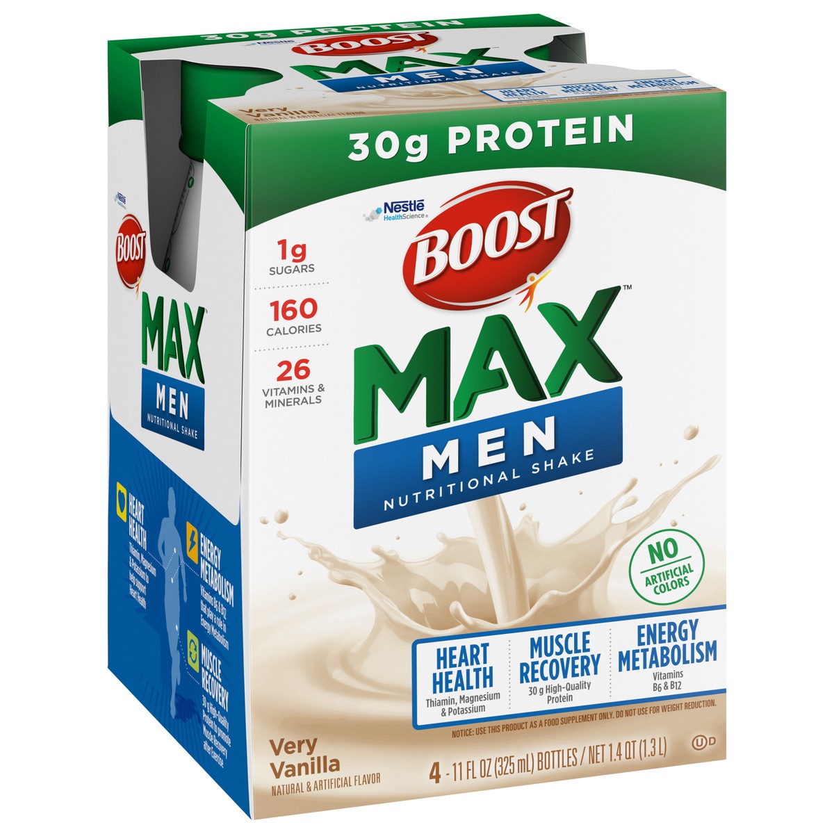 slide 5 of 9, Boost Max Protein Shake Vanilla, 44 fl oz