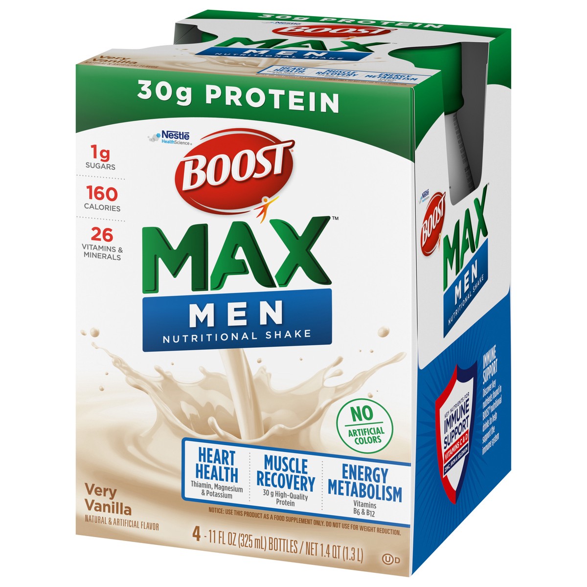 slide 7 of 9, Boost Max Protein Shake Vanilla, 44 fl oz