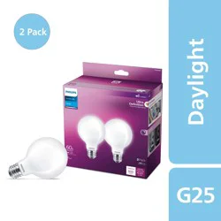 Philips 3.5-Watt Globe G25 LED Light Bulbs