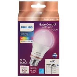 Philips 8.8 Watt Smart LED A19 Bulb 1 Each