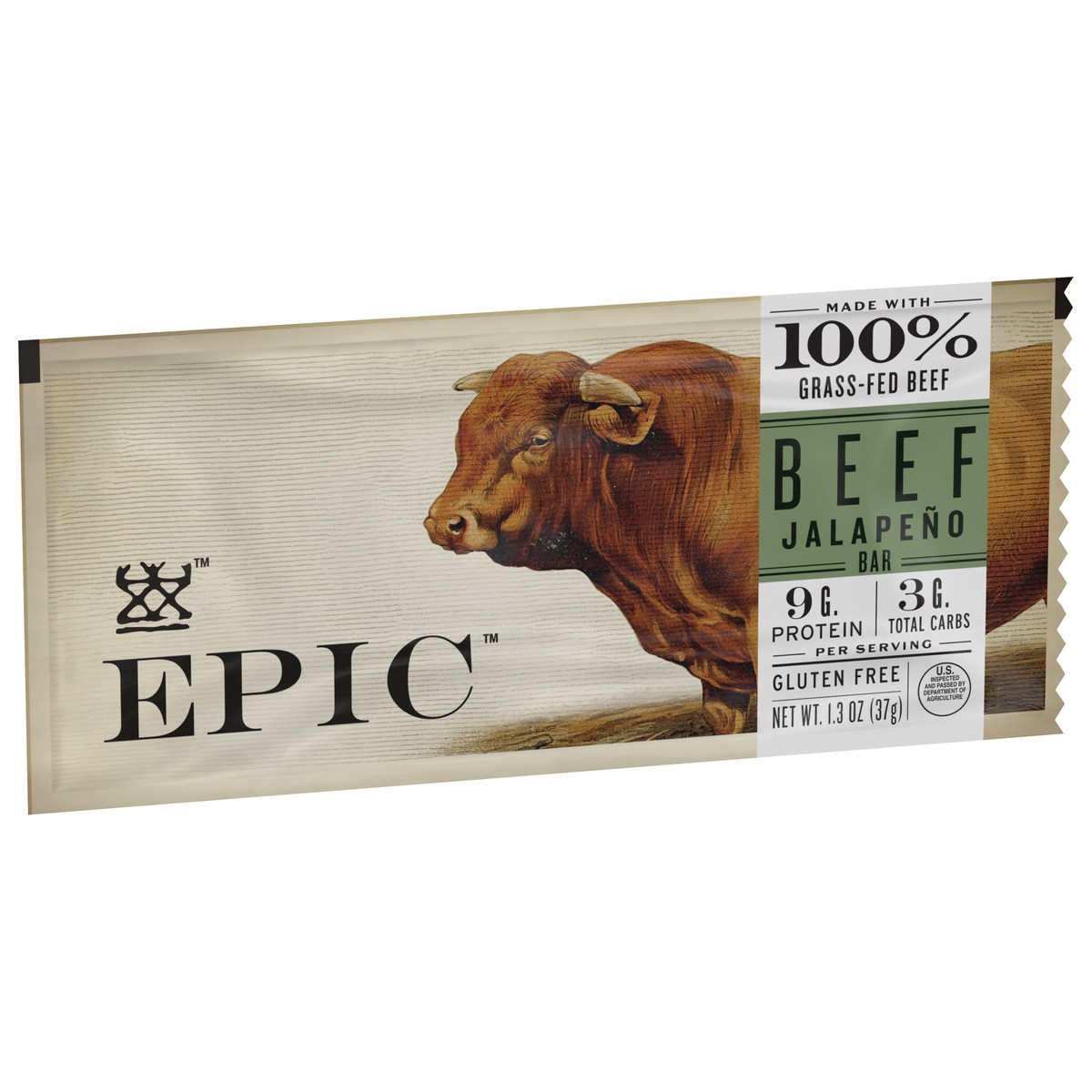 slide 11 of 13, Epic Bar Beef Jalepeno, 1.3 oz