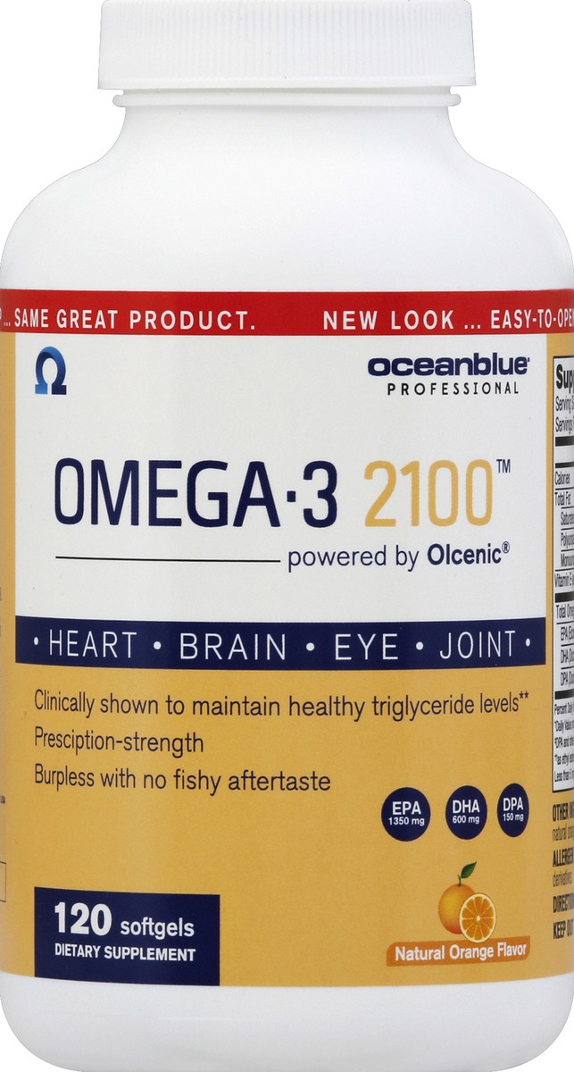 slide 2 of 4, Oceanblue Omega-3 120 ea, 120 ct