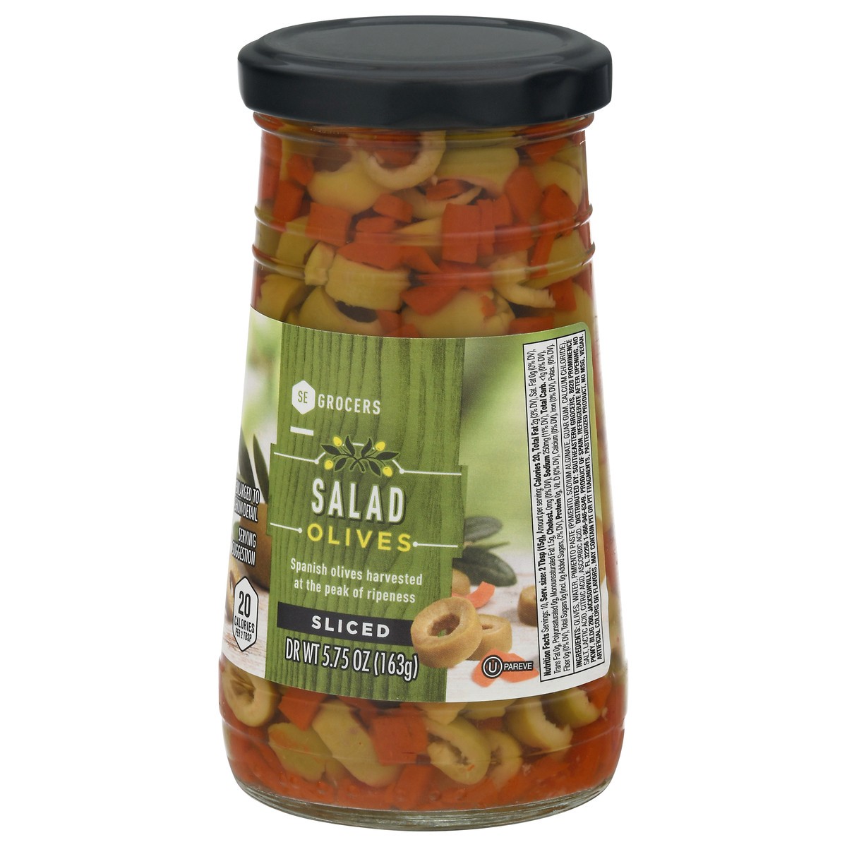 slide 9 of 11, SE Grocers Sliced Salad Olives, 5.7 oz