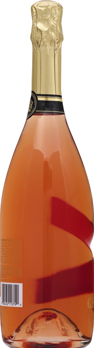 slide 5 of 9, G.H. Mumm Brut Cordon Rose Champagne 750 ml, 750 ml