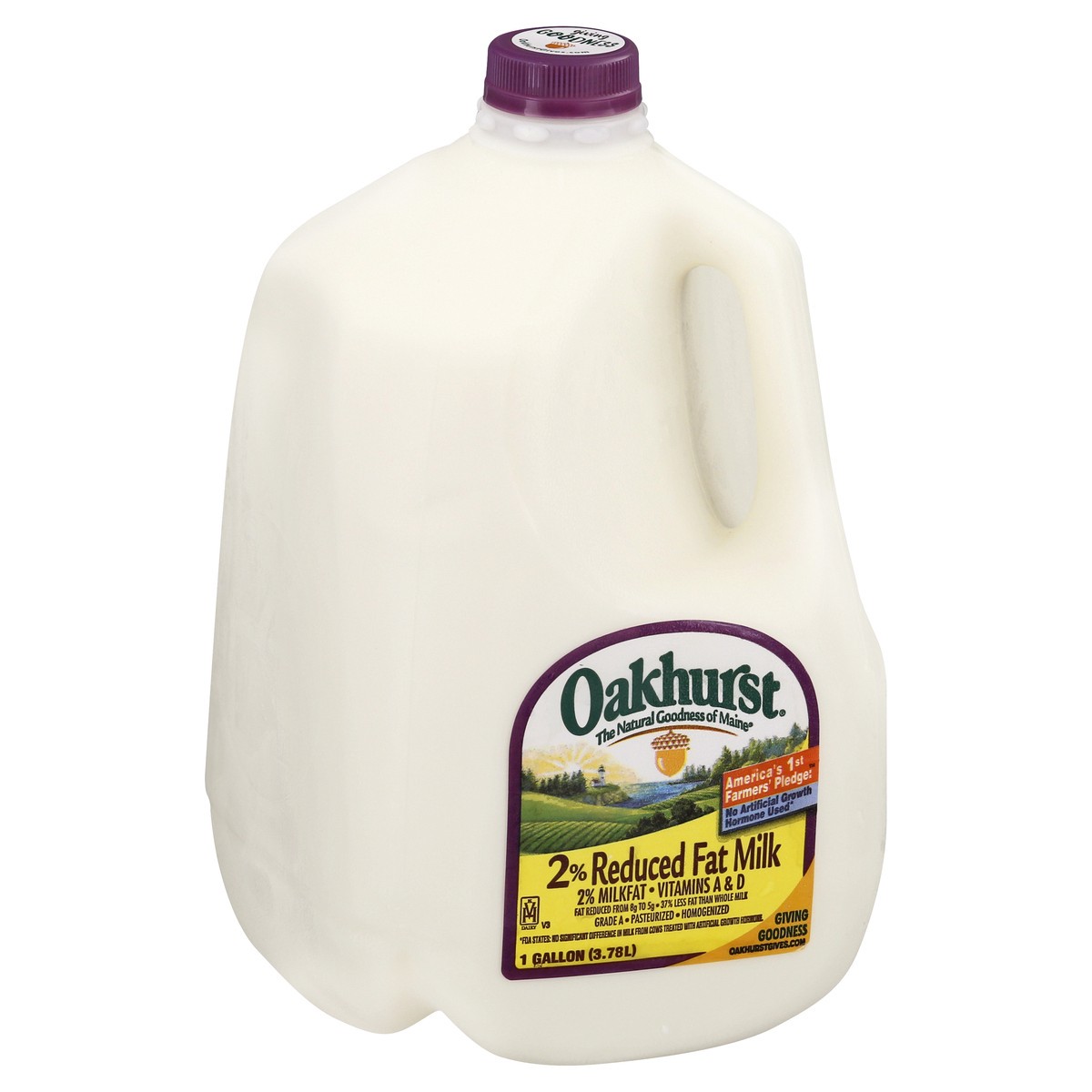 slide 2 of 13, Oakhurst 2% Reduced Fat Milk 1 gl, 1 gal