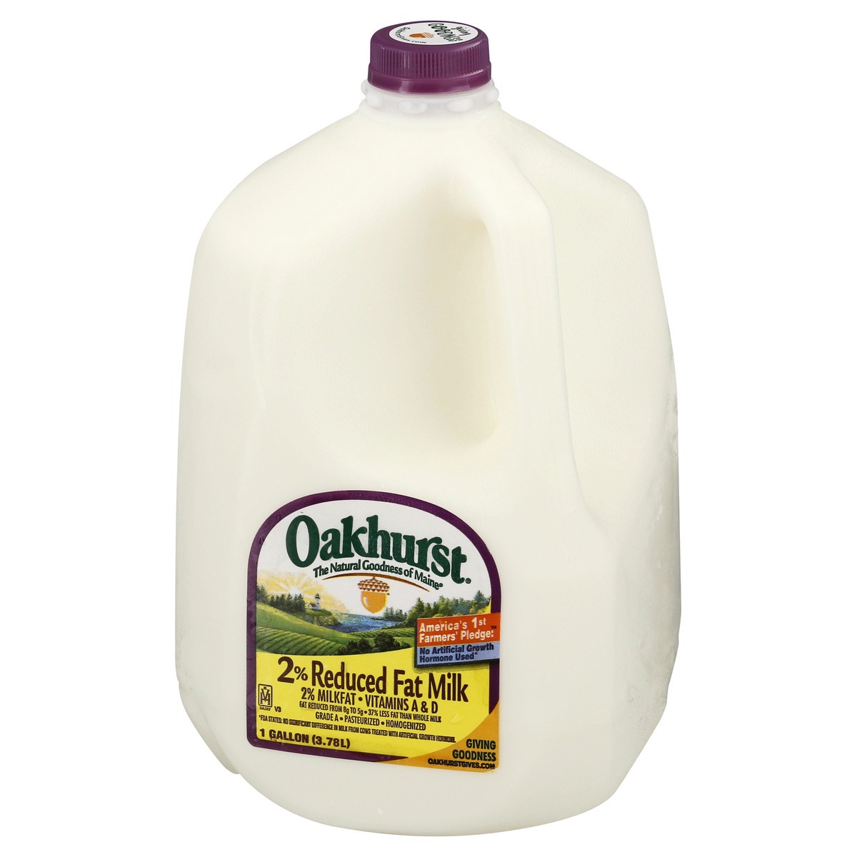 slide 7 of 13, Oakhurst 2% Reduced Fat Milk 1 gl, 1 gal
