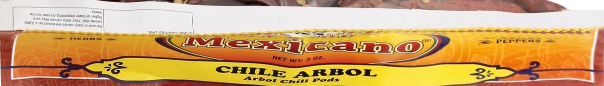 slide 3 of 3, Chile De Arbol, 1 ct