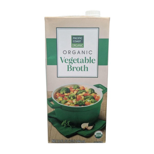 slide 1 of 1, Pacific Coast Selections, Organic Vegetable Broth, 32 oz