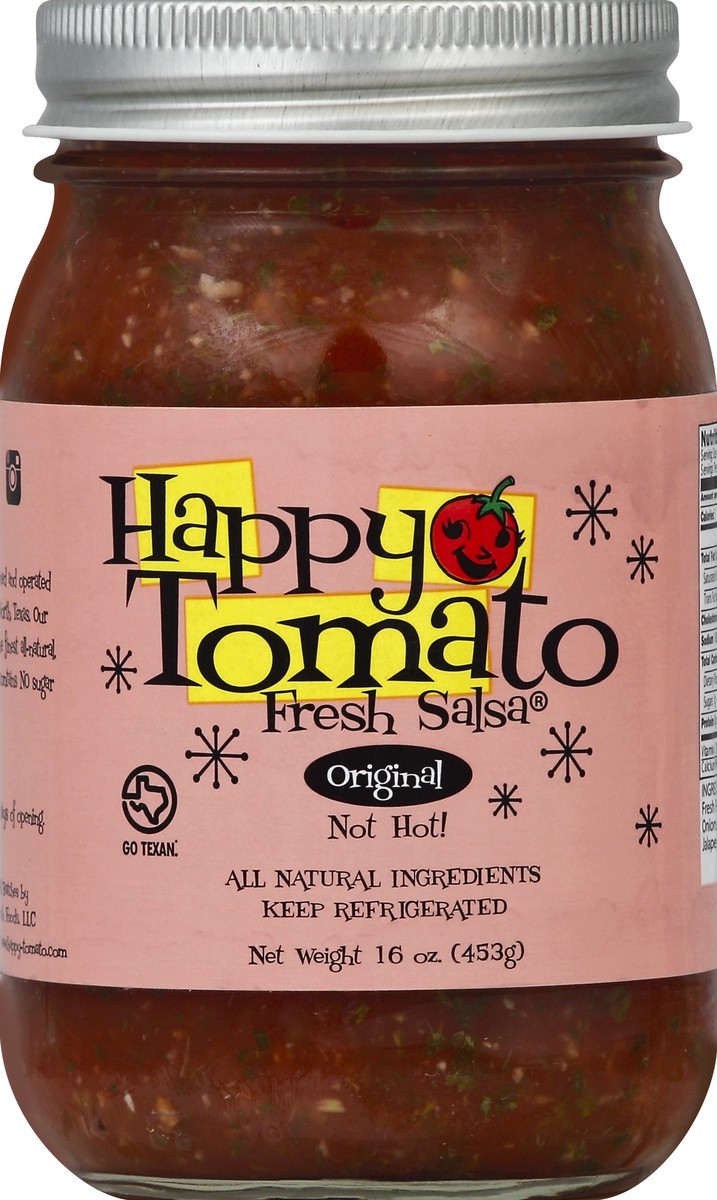 slide 2 of 2, Happy Tomato Fresh Foods Salsa 16 oz, 16 oz