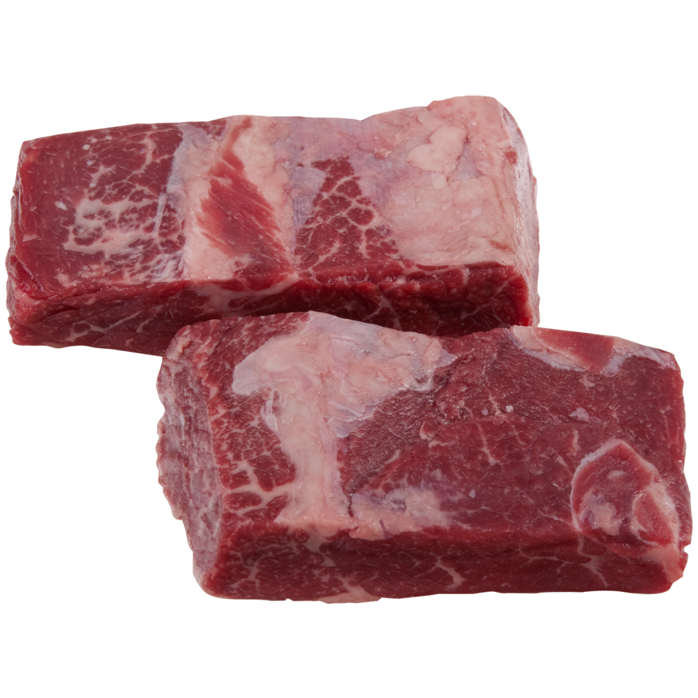 slide 1 of 1, Willamette Valley Frozen Beef Short Ribs Boneless, 10 lb