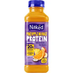 Naked Juice Orange Pineapple Protein Lower Sugar - 15.2 Fz