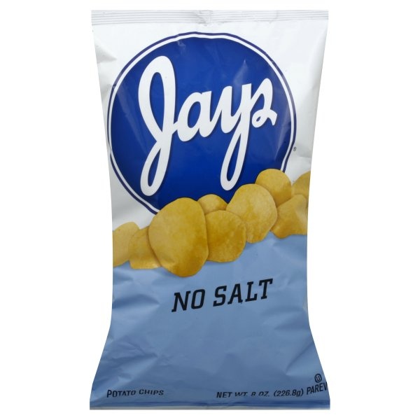 Jays No Salt Potato Chip 8 oz | Shipt