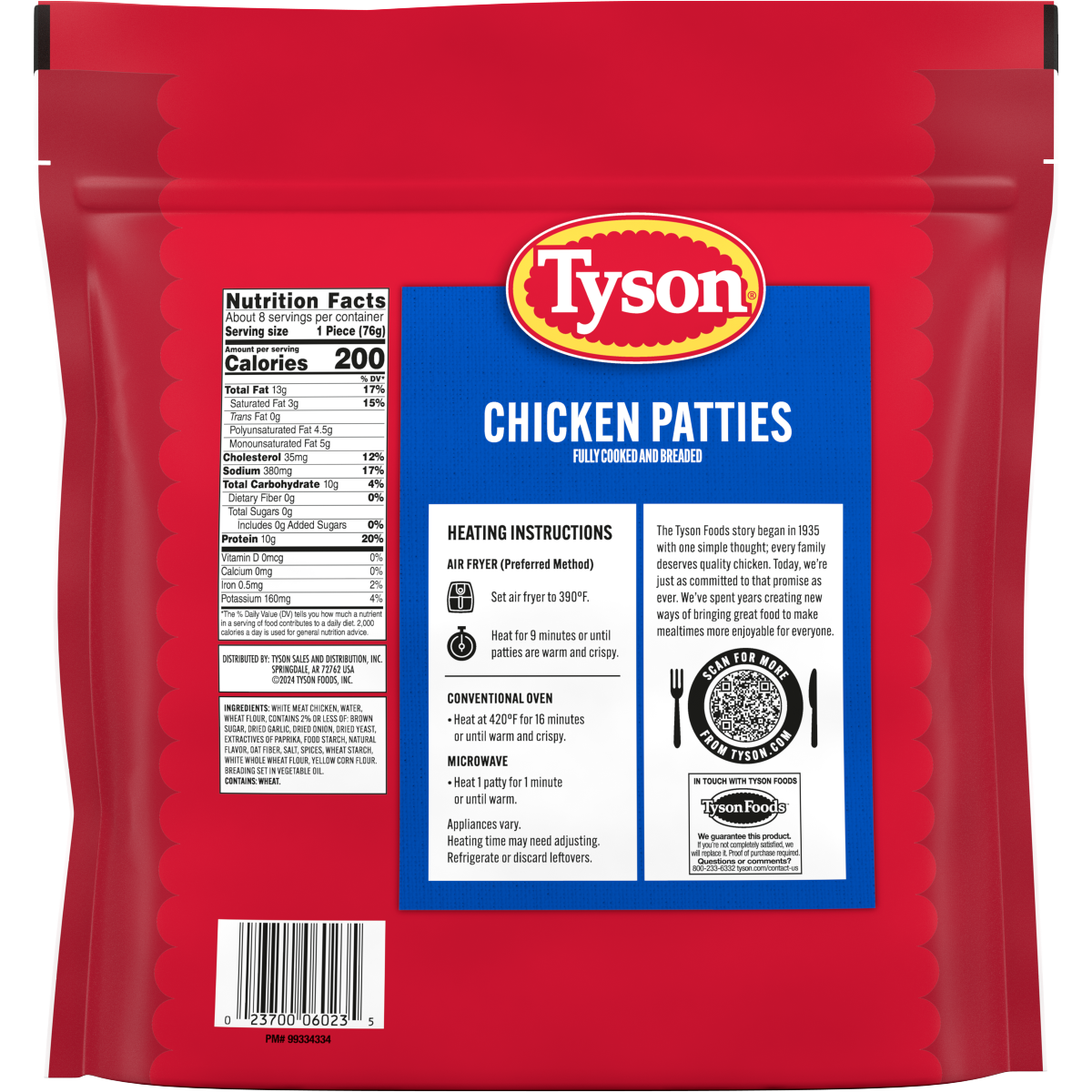 slide 6 of 25, Tyson Frozen Chicken Patties, 23 oz, 652.04 g