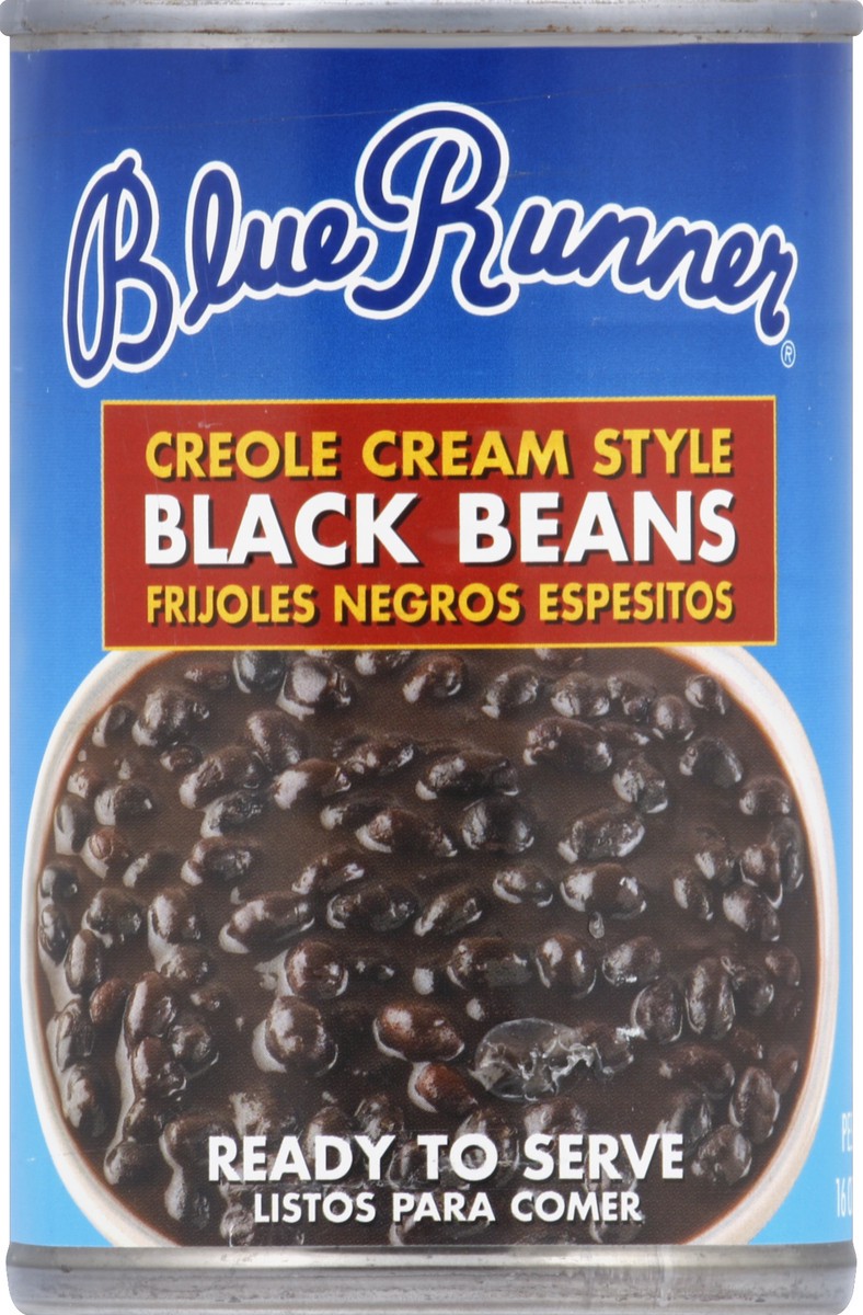 slide 2 of 2, Blue Runner Creole Cream Style Black Beans, 16 oz