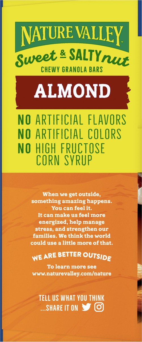 slide 2 of 13, Nature Valley Granola Bars, Sweet and Salty Nut, Almond, 12 Bars, 14.4 OZ, 12 ct