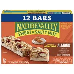 Nature Valley Granola Bars, Sweet and Salty Nut, Almond, 12 Bars, 14.4 OZ