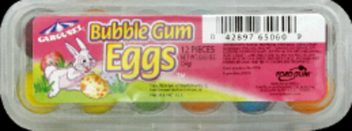 slide 1 of 1, Ford Gum Bbble Gum Mini Egg Ca, 0.9 oz