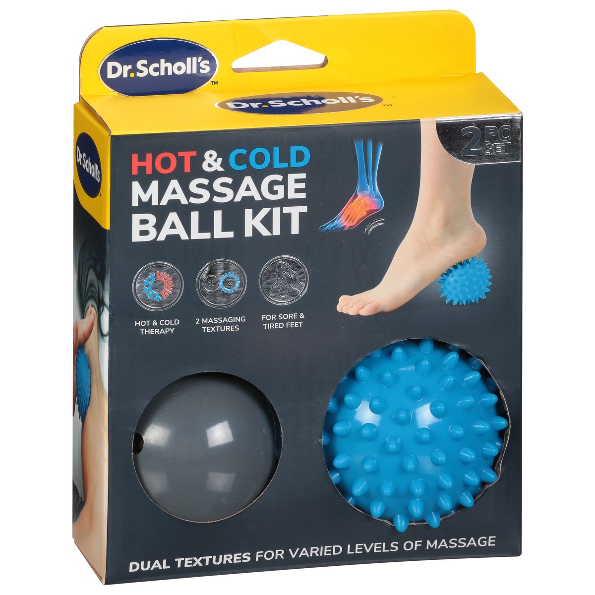 slide 3 of 12, Dr. Scholl's Hot & Cold Massage Ball Kit 1 ea, 1 ct