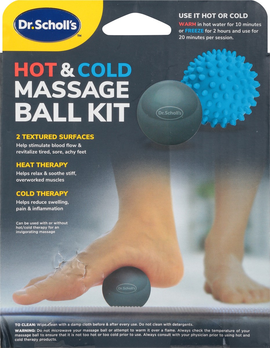 slide 7 of 12, Dr. Scholl's Hot & Cold Massage Ball Kit 1 ea, 1 ct
