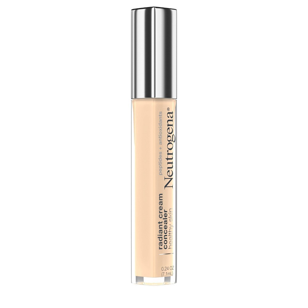 slide 21 of 25, Neutrogena Healthy Skin Radiant Cream Concealer with Peptides + Antioxidants - Ivory Light 01 - 0.24oz, 0.24 oz