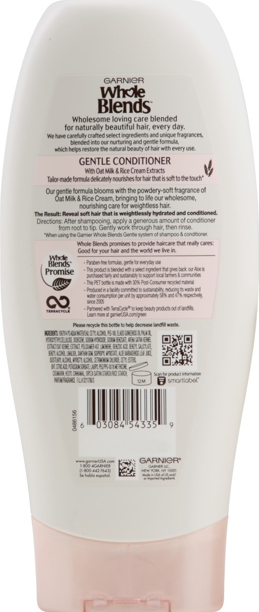 slide 10 of 10, Garnier Whole Blends Oat Delicacy Gentle Conditioner 12.5 oz, 12.5 oz