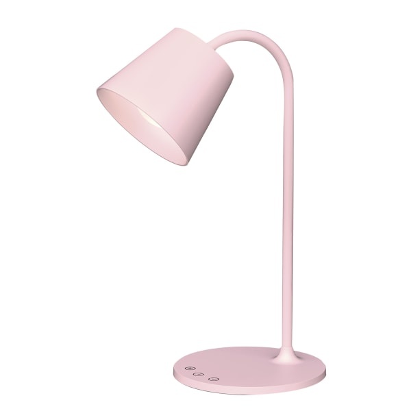 slide 1 of 3, Realspace Kessly Led Desk Lamp With Usb Port, 15-3/4''H, Pink, 1 ct