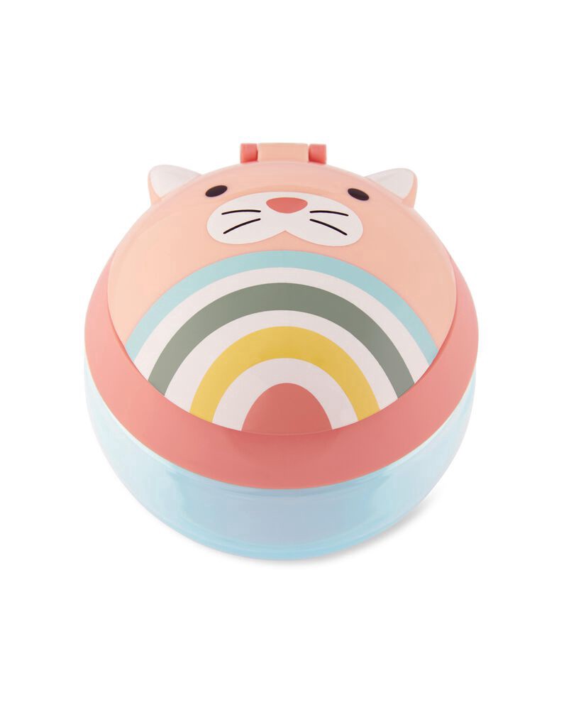 slide 3 of 3, Skiphop Zoo Snack Cup - Cat Cat NS, 1 ct