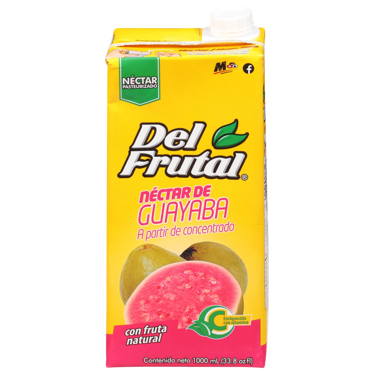 slide 1 of 1, Del Frutal Guava Nectar Liter - 33 oz, 33 oz