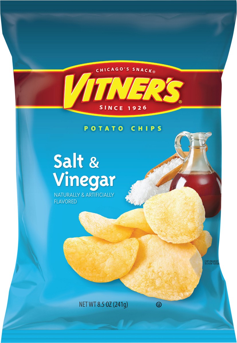slide 5 of 7, Vitner's 8.5 oz Sea Salt & Vinegar Chip, 8.5 oz