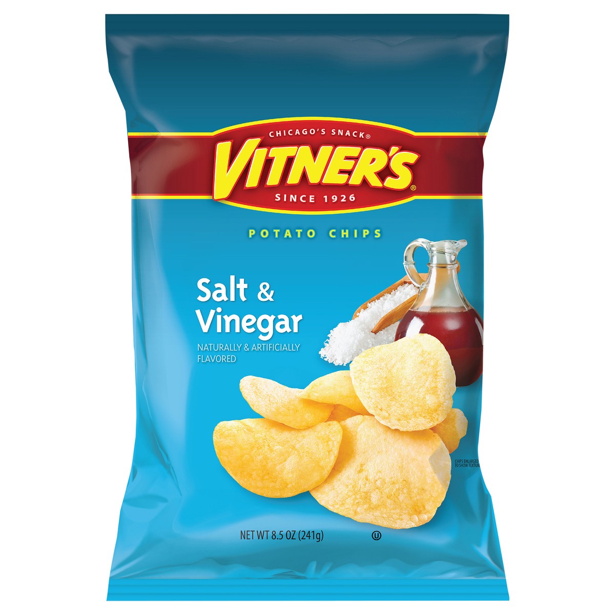 slide 1 of 7, Vitner's 8.5 oz Sea Salt & Vinegar Chip, 8.5 oz