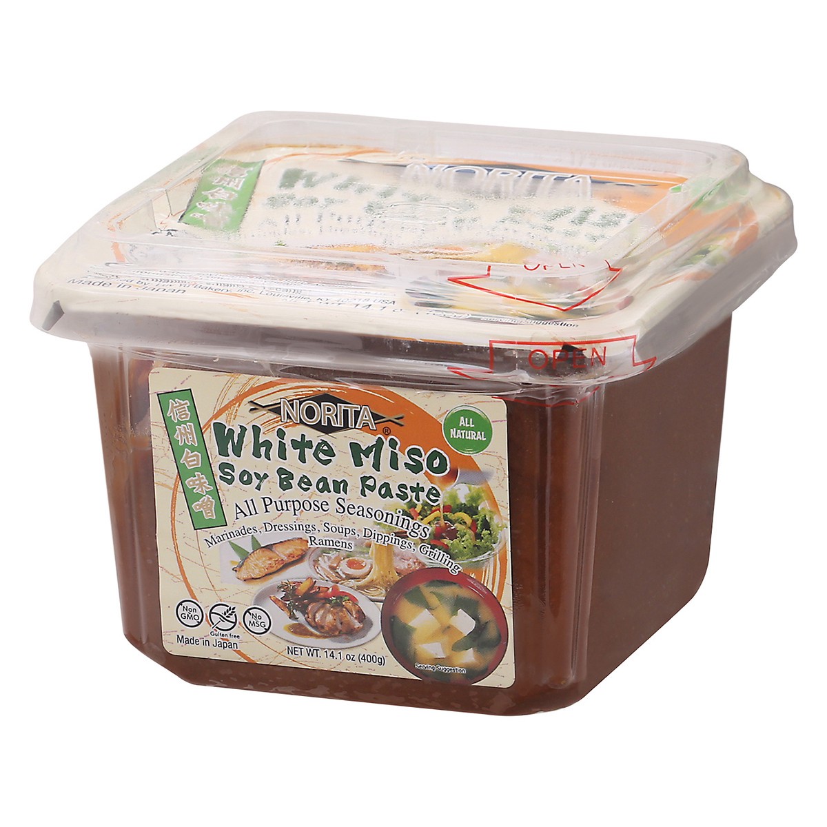 slide 12 of 14, Norita White Miso Soy Bean Paste 14.1 oz, 14.1 oz