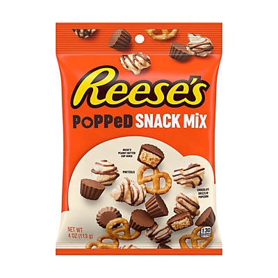 slide 1 of 1, Reese's Popped Snack Mix, 4 oz