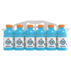 Gatorade Zero Zero Sugar Thirst Quencher Cool Blue 12 Fl Oz 12 Count
