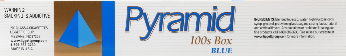 slide 2 of 4, Pyramid Cigarettes, Blue, 100s, Box, 