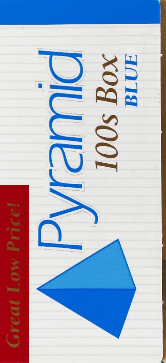slide 3 of 4, Pyramid Cigarettes, Blue, 100s, Box, 