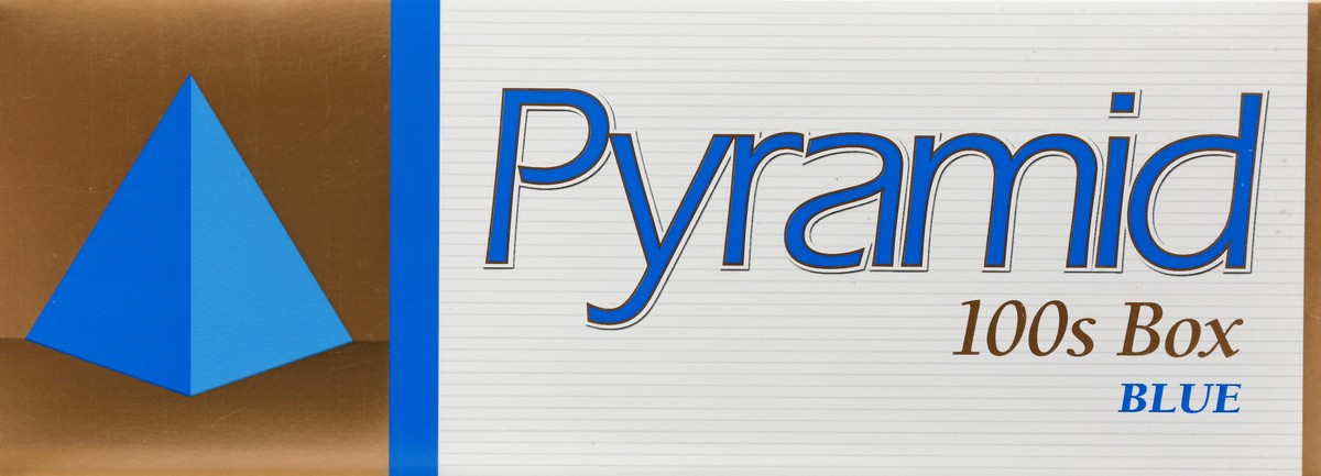slide 4 of 4, Pyramid Cigarettes, Blue, 100s, Box, 